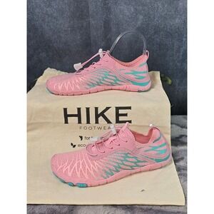 NWT HIKE Footwear Lorax Pro Barefoot Shoes Pink/Teal Drawstring Sz 37/ US 7
